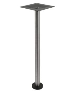 Alternative view of Bolt-In Stainless Steel Bar Table with Round Pole