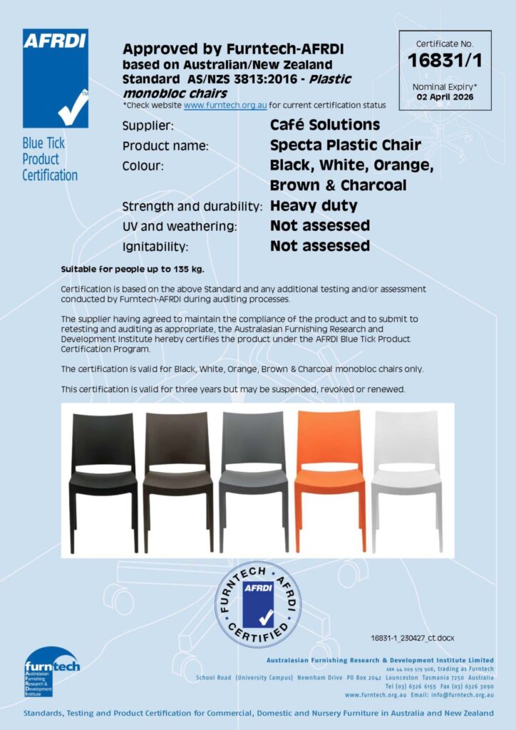 Specta Chair in Orange - Image 2