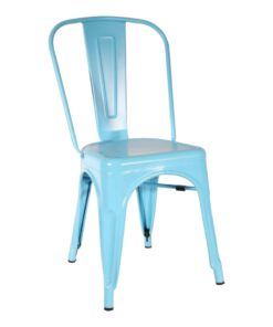 Replica Tolix Chair in Matte Sky Blue
