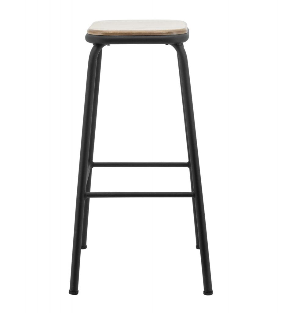 Tall Helen Stool in Matte Black - Image 3