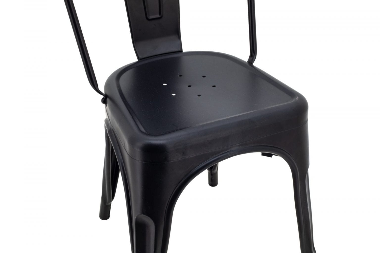 Replica Tolix Chair in Matte Black - Image 5