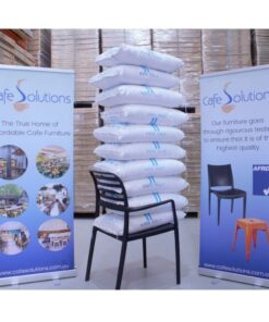 Alternative view of Belle Chair White with Arms