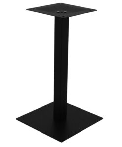 Alternative view of Chicago Dining Table Base in Matte Black with Square Pole