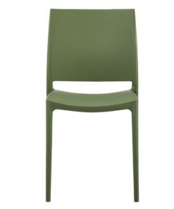 Alternative view of Mayan Chair in Olive Green