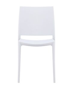 Alternative view of Mayan Chair in White