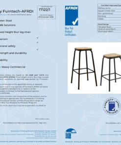 Alternative view of Small Helen Stool in Matte Black