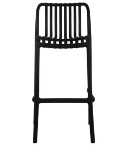 Alternative view of Tall Tuscan Stool in Black