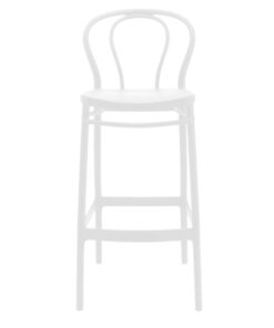 Alternative view of Tall Broadway Stool in White