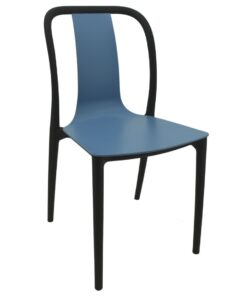 Emma Chair in Black and Blue