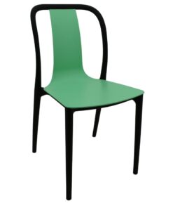 Emma Chair in Black and Mint Green