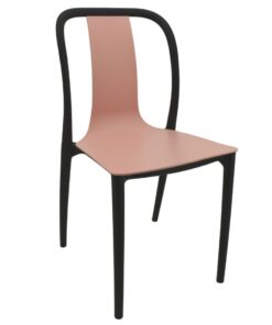 Emma Chair in Black and Pink