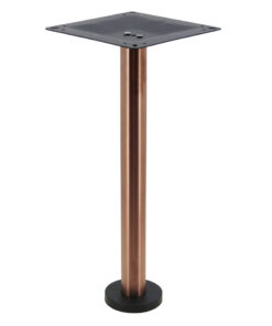 Alternative view of Bolt-In Stainless Steel Dining Table Base in Copper