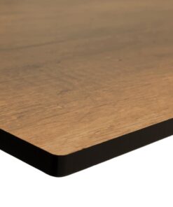 Alternative view of Walnut Square 700mm Compact Table Top