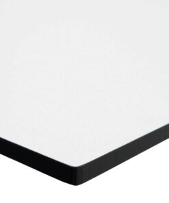 Alternative view of White Square 800mm Compact Table Top