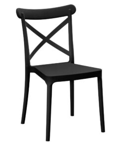 Cross Chair in Black