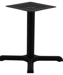 Alternative view of Maxwell Coffee Table Base in Matte Black with Round Pole