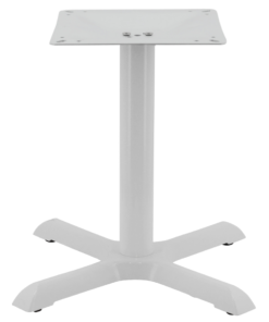 Maxwell Coffee Table Base in Gloss White with Round Pole