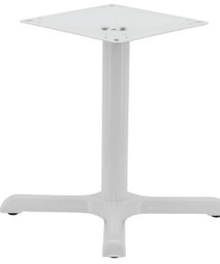 Alternative view of Maxwell Coffee Table Base in Gloss White with Round Pole