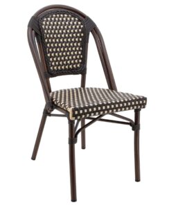 Parisian Chair in Chocolate and Cream