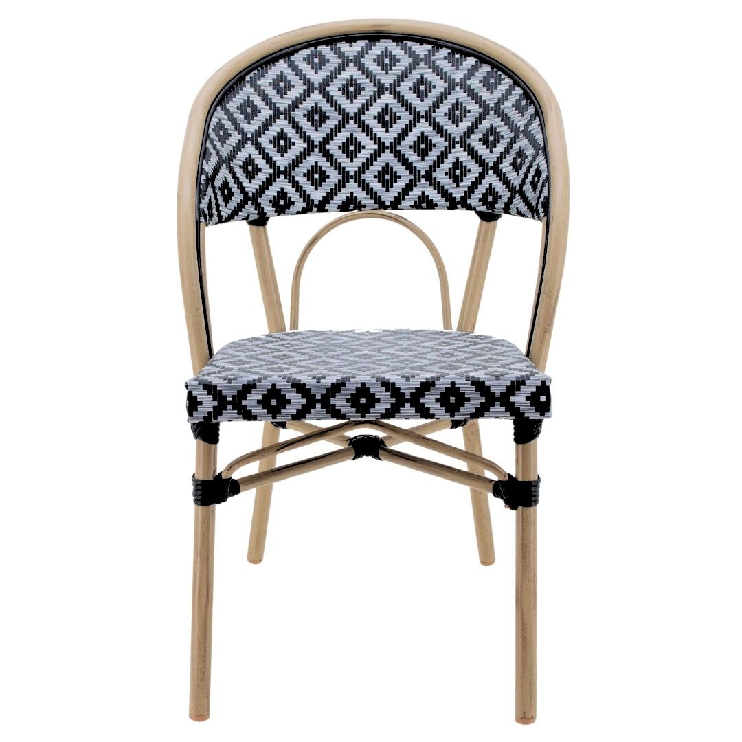 Parisian Chair Curved Diamond Pattern - Image 3