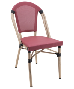 Parisian Chair in Red Texteline