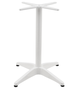 Roma Aluminium Table Base in Gloss White