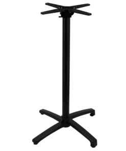 Sophie Aluminium Foldable Bar Table Base in Black