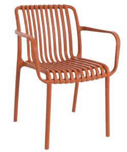 Tuscan Chair in Terracotta with Arms