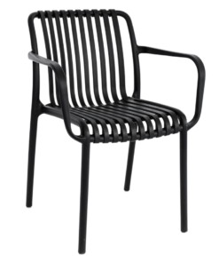 Tuscan Chair in Black with Arms