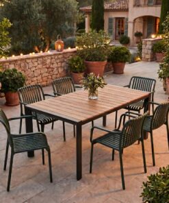 Alternative view of Tuscan Chair in Terracotta with Arms
