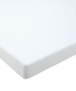Alternative view of White Square 700mm Isotop Table Top