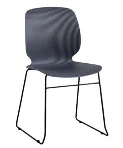 Sled Chair in Charcoal
