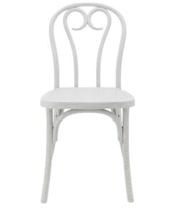 Alternative view of Polypropylene Cabaret Heart Chair in White