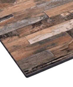 Alternative view of Distressed Timber Look Compact Table Top