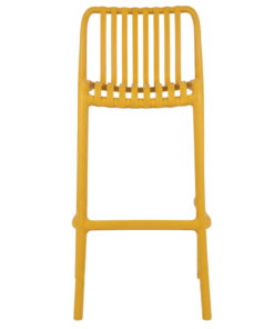 Alternative view of Tall Tuscan Stool in Yellow