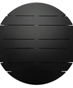 Alternative view of Outdoor Aluminium Slat Round 750mm Dining Table