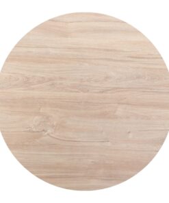 American Oak Round Compact Table Top