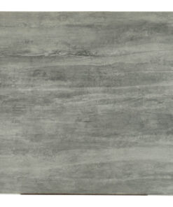 Alternative view of 800mm Square Cement Isotop Sliq Table Top with Black Roma Base