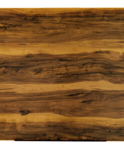Alternative view of 800mm Square Shesman Isotop Table Top with Black Roma Base