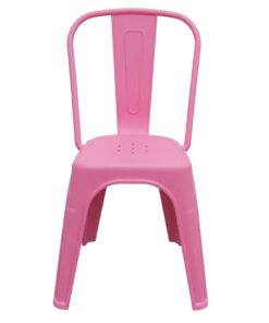 Alternative view of Polypropylene Replica Tolix Chair in Pink