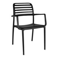 Belle Chair Black with Arms