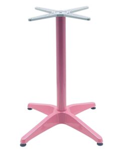Roma Aluminium Table Base in Blush Pink