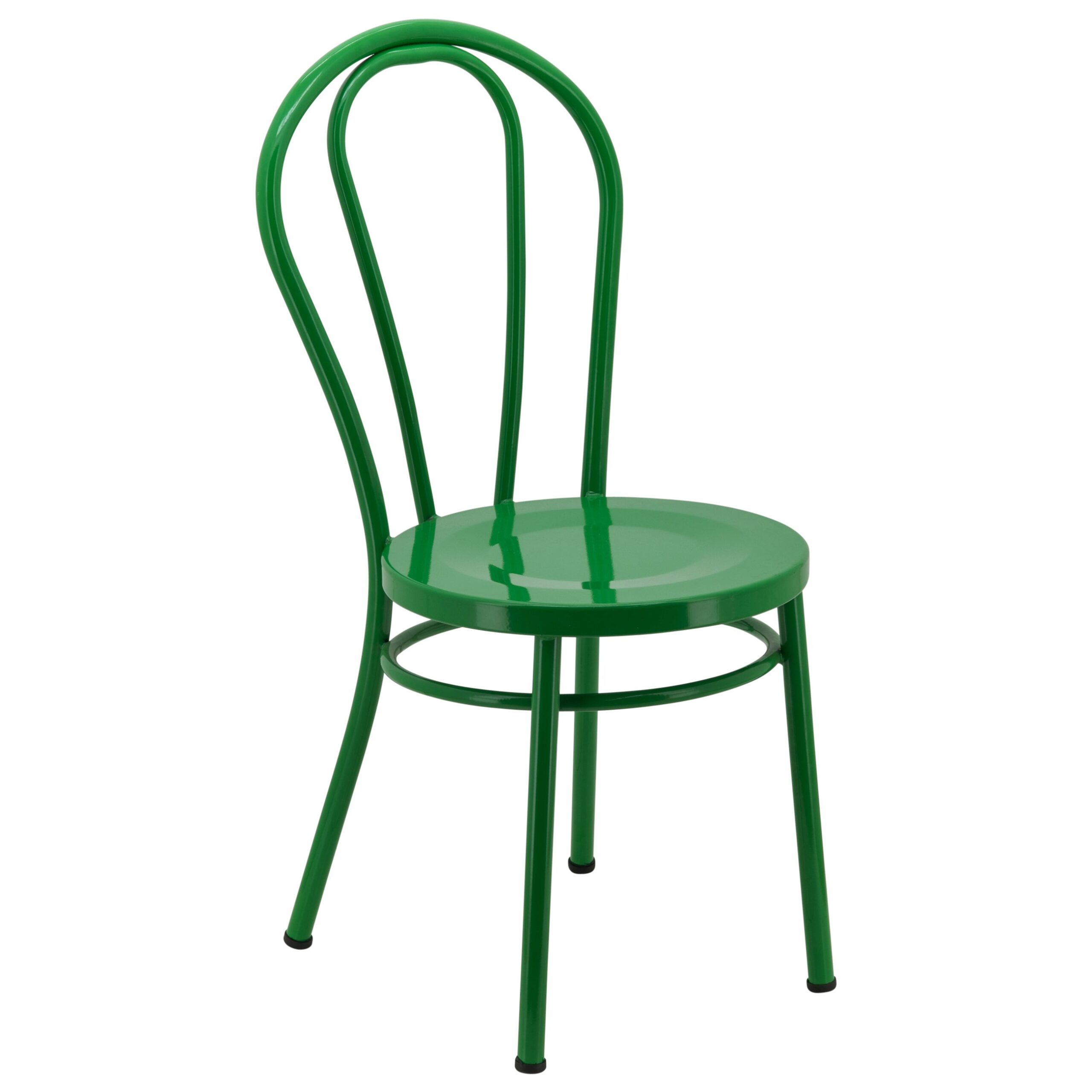 No.18 Steel Cabaret Chair in Gloss Forest Green