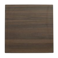 700mm Square Choco Oak Sliq Isotop Table Top