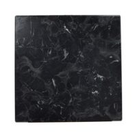 700mm Square Isotop Plus Table Top in Alcantara Black Marble