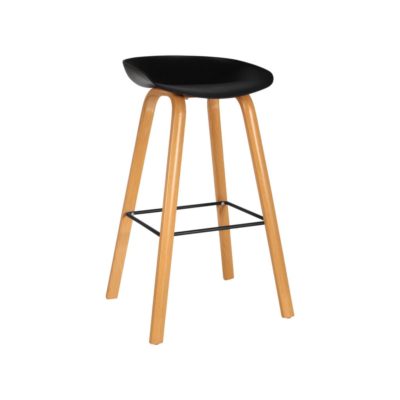 bar stools - loft stool in black 