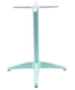 Alternative view of Roma Aluminium Table Base in Opaline