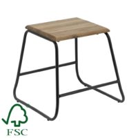 Small Phil Stool in Black