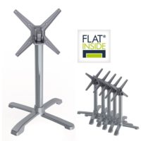 FLAT Technology Foldable Silver (SX26S) Table Base
