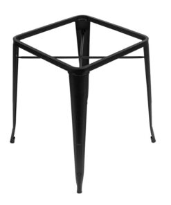 Alternative view of Large Tolix Table Base in Black